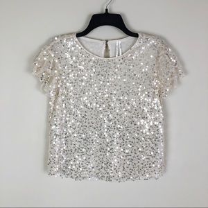 Anthropologie Pamela Sequin Blouse